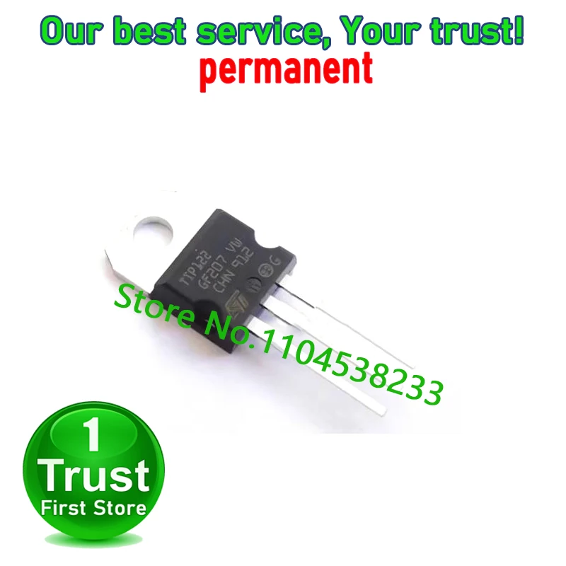 TIP122  TO-220  10PCS/LOT  Trust First   in stock