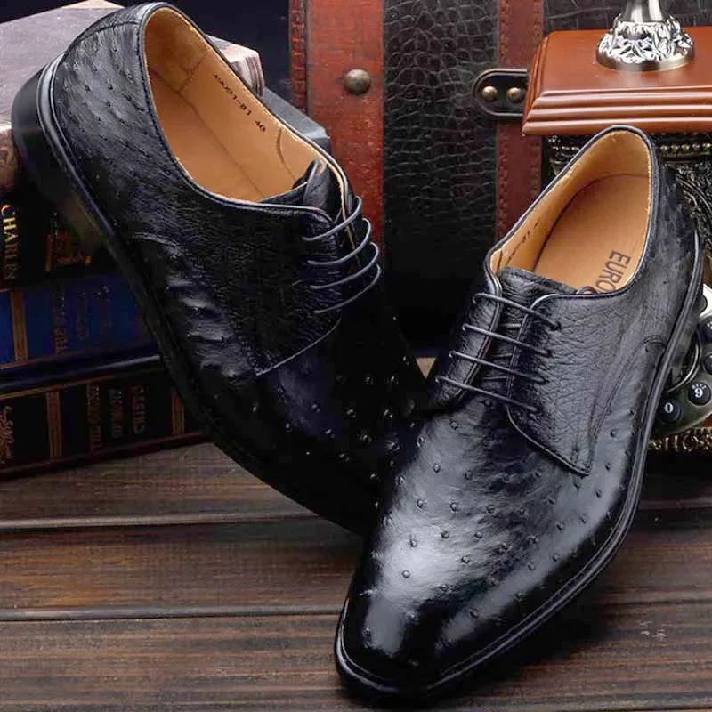 Ourui business dress uomo scarpe in coccodrillo scarpe formali da uomo fatte a mano per uomo