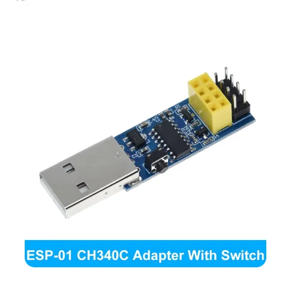 ESP8266 ESP-01 ESP LINK v1.0 Downloader CH340C Burner ESP8266 ESP-01 ESP-01S WIFI Module Downloader Debugger Module