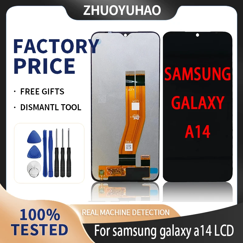 

6.6'' LCD Display For SAMSUNG Galaxy A14 LCD Replacement Display Touch Screen For Galaxy A14 LCD Screen Digitizer Assembly