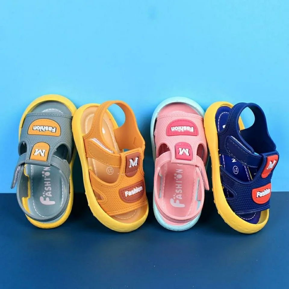 New Summer Baby Boys Girls Sandals Toddler Shoes Soft-Soled Flat Rubber Fashion Sport Casual Beach Cute Sandals Children's Shoes