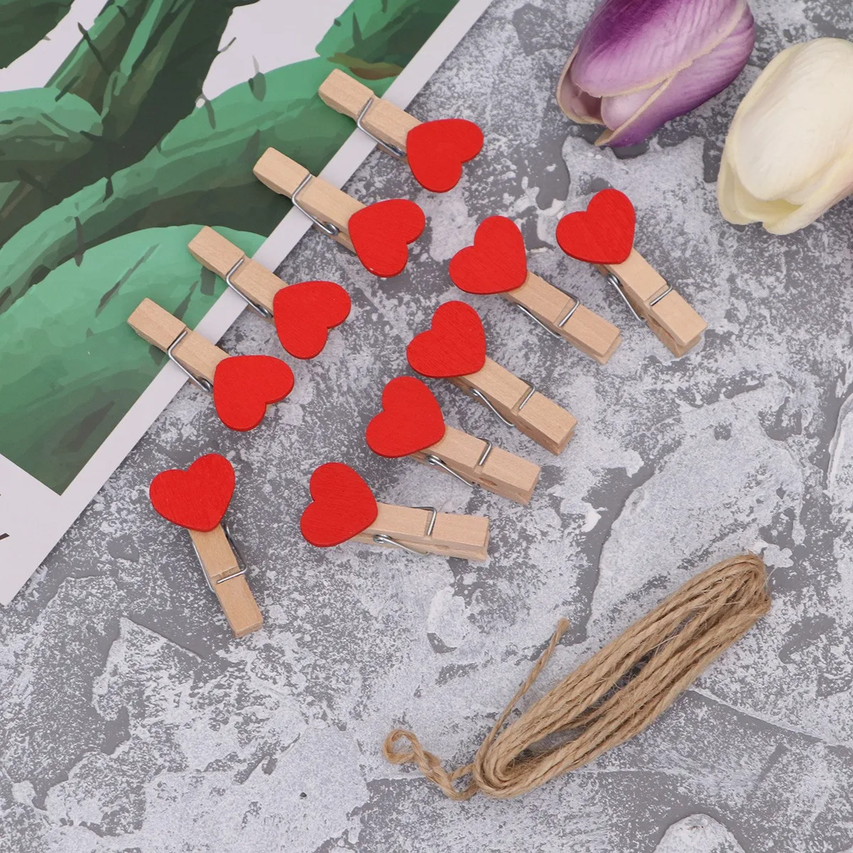 30 قطعة أوتاد ورق خشبية على شكل قلب مقاطع حرفية ناعمة للصور جارلاند ديكور المنزل الفصول الدراسية حفلة مشاريع ذاتية الصنع مقاطع صور خشبية