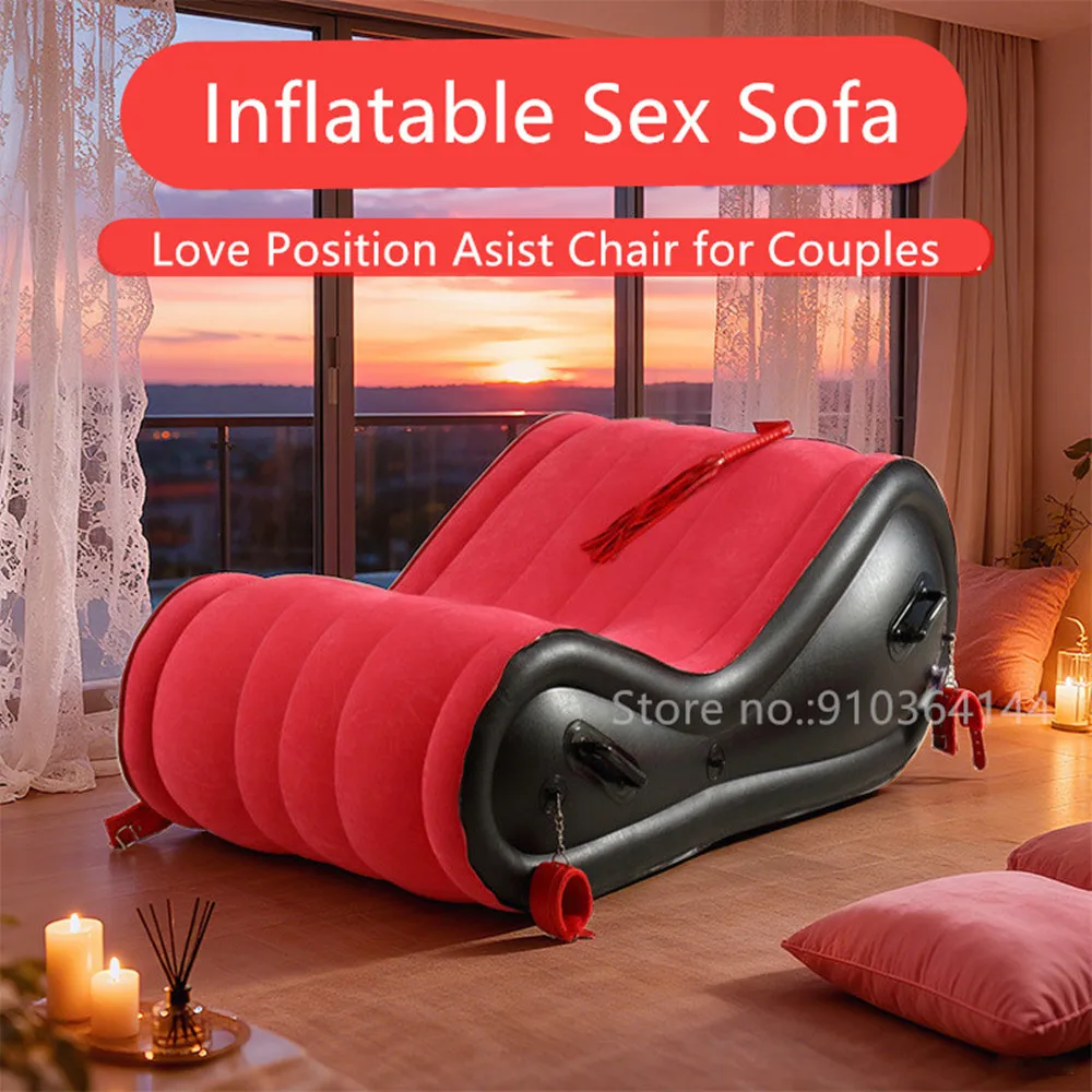 sex furniture and toys Upgraded Large Sex Furniture Erotic Chair Bdsm Sex Machine Bondage  Handcuffs Sex Toys for Couples - Sex Toy and Sex Chair with Dildo price main image 1