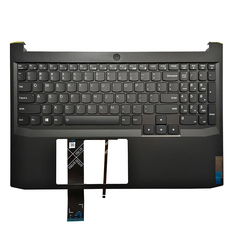 Imagem -02 - Caixa Superior para Lenovo Ideapad Gaming 315ihu6 3-15ach6 Eua Reino Unido Espanhol Teclado Russo Palmrest Novo Ap39j000900