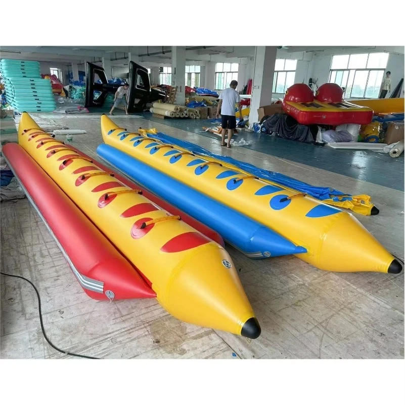 Fabricante mayorista de remolques inflables para banana boat de una y dos filas para deportes acuáticos