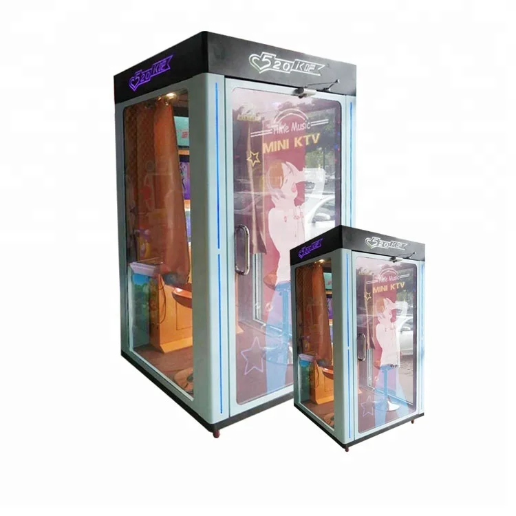 Mini KTV Coin Operated Karaoke Booth Mini Singing Machine