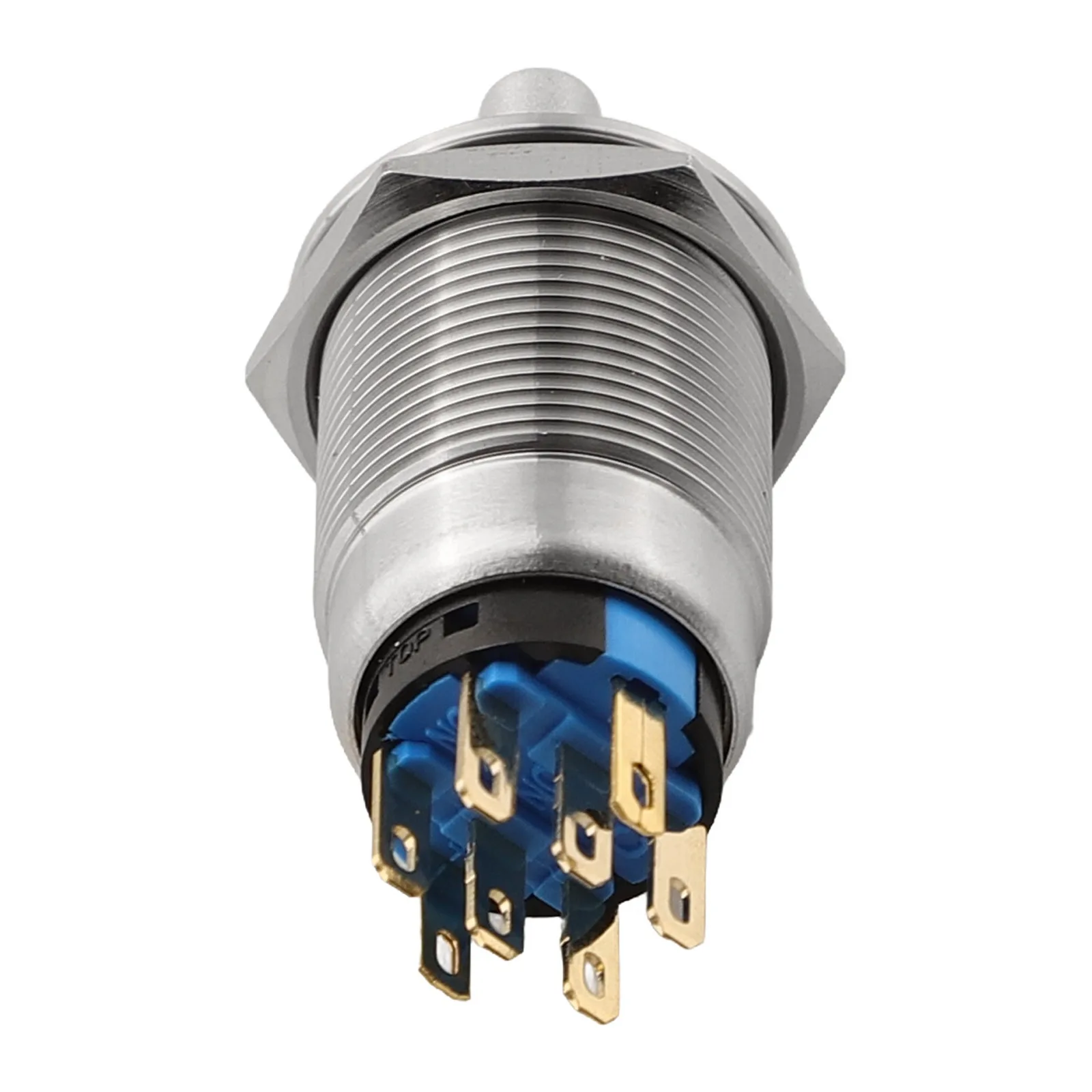 

Stainless Steel 19mm Push Button Switch with Latching Mechanism and IP66 Rating for Long Lasting Performance in Industry