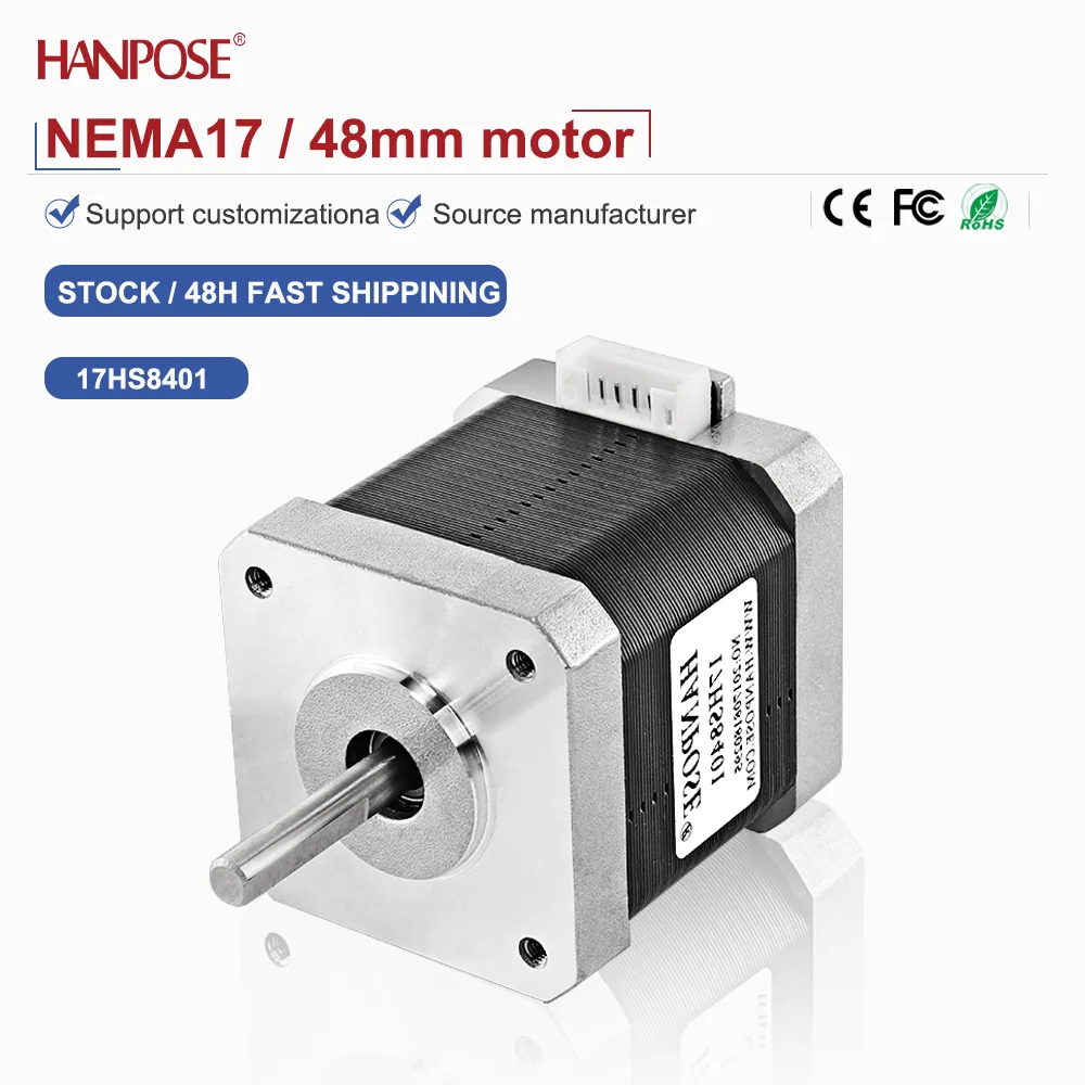 

NEMA17 17HS8401 шаговый двигатель 3,24 В 1,8 А двухфазный четырехпроводной аксессуар для 3D-печати производитель двигателей прямые продажи NEMA17