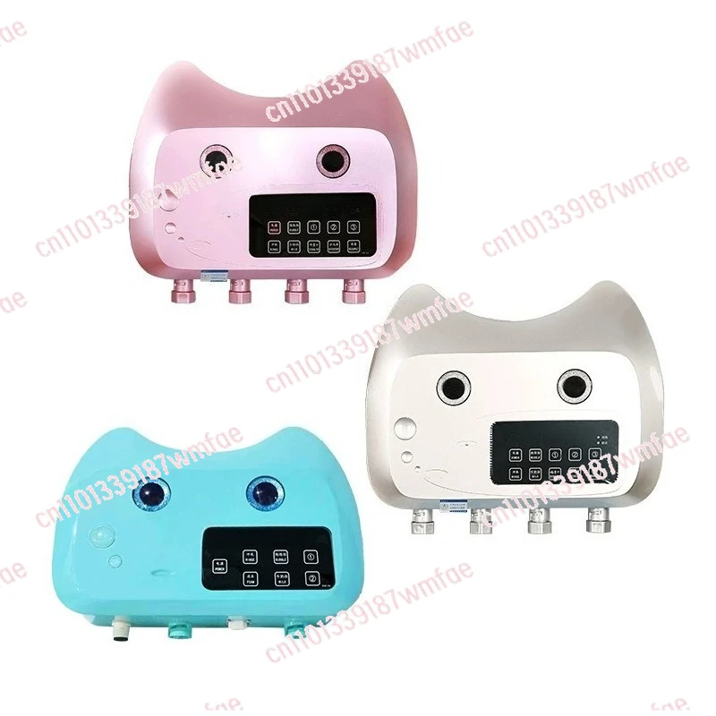 

Pet Beauty Cleaning Supplies 4 Bottles Bath Massage Cat and Dog Bath Spa Bubble Machine Automatic Shampoo Mix and Dilute