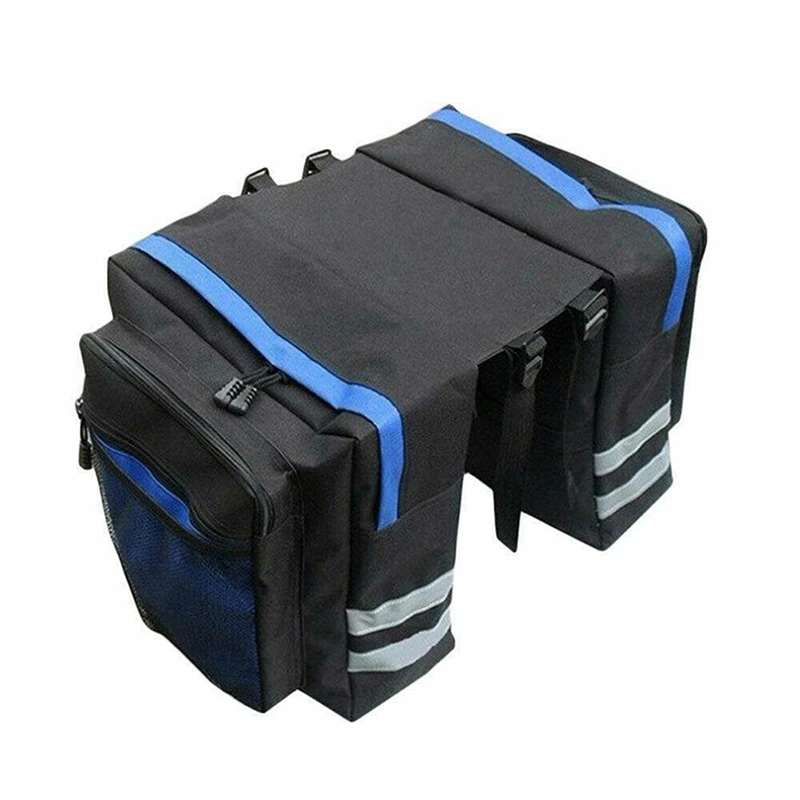 MTB Fahrrad Träger Tasche Gepäckträger Fahrrad Stamm Tasche Gepäck Pannier Rücksitz Doppel Seite Radfahren Fahrrad Tasche Langlebig Reise