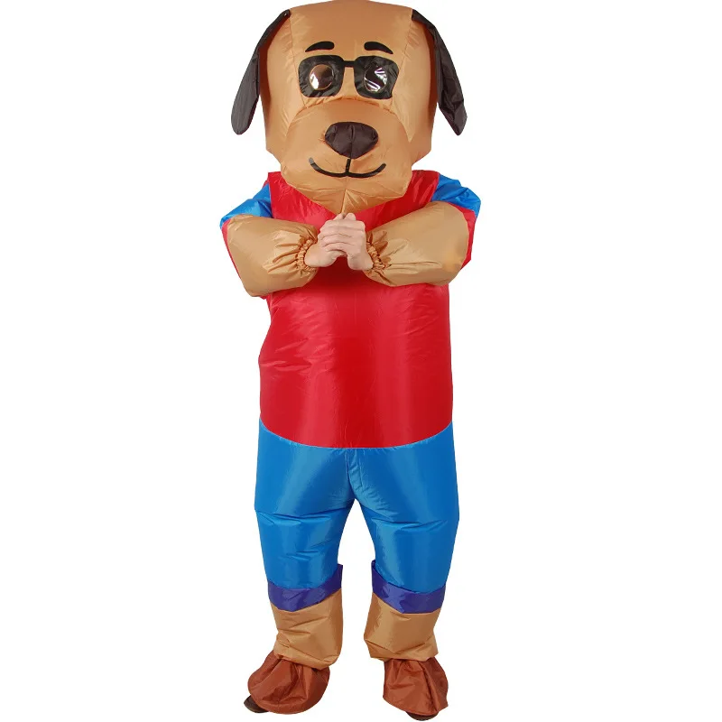 

Advertising Dog Inflatable Mascot Costume Halloween Cosplay Party Dress-up Outfits Carnival Christmas Adults Clothing