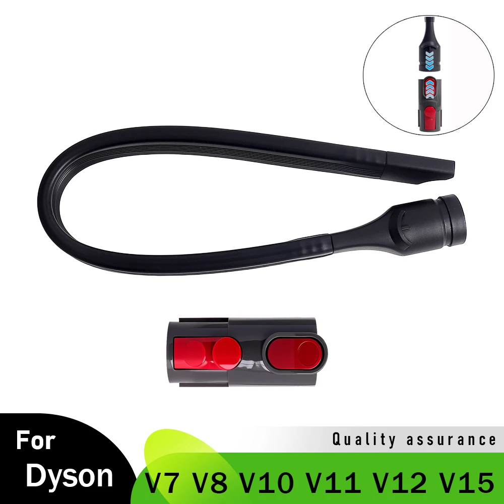 Flat Nozzle Connector Adapter Vacuum Cleaner for V6 Converted to V7 V8 V9 V10 V11 V12 V13 V14 V15 Cleaner Crevice Tool Converter