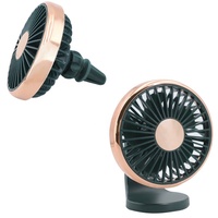 Portable Mini Fans 5v USB Rechargeable Fan for Home and Office Car air Outlet Vent CE ROHS FCC EMC Desktop Mini Car Fan