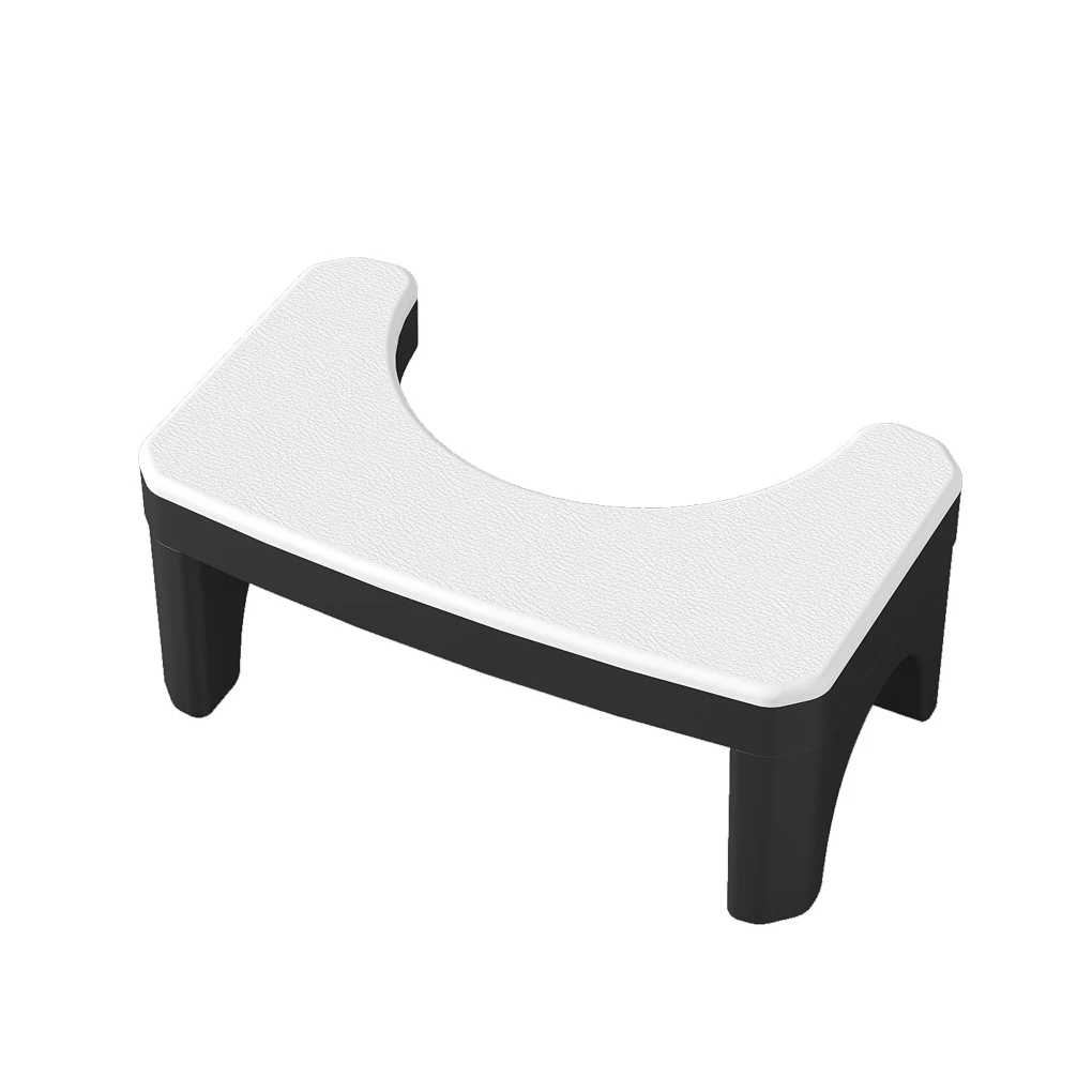 Footrest Stool For Unisex - Thickened With Textured Surface For Stability Thickened Material Bathroom Supplies For Adult