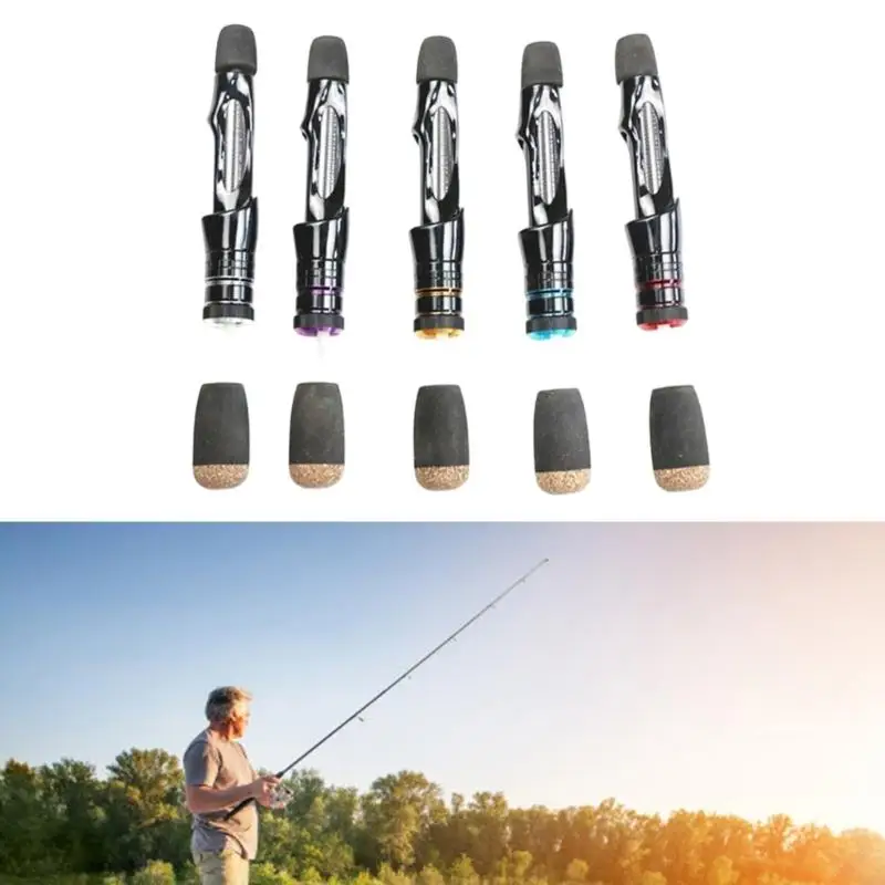 

Fishing Rod Handle Grip Soft EVA And Rubber Cork Fishing Rod Handle Upgrade Ergonomic For Enhances Comfort And Control 24BD
