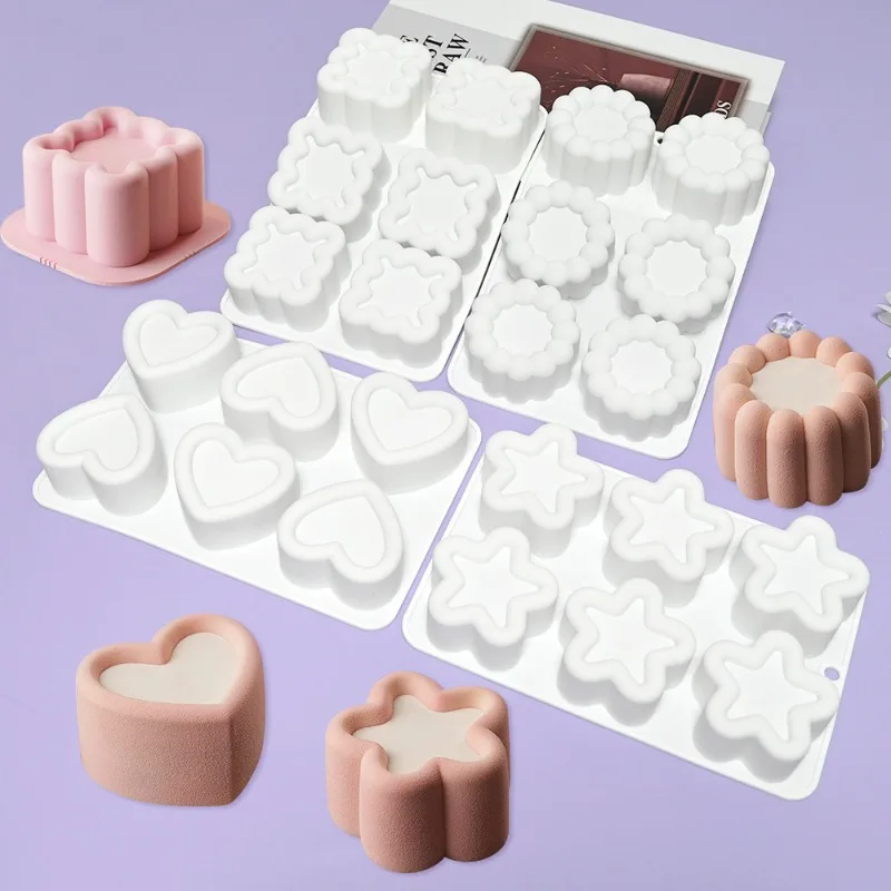 3D Love Mousse Cake Silicone Mold French Dessert Chocolate Cake Jelly Baking New Decorative Mold Kitchen Accessories