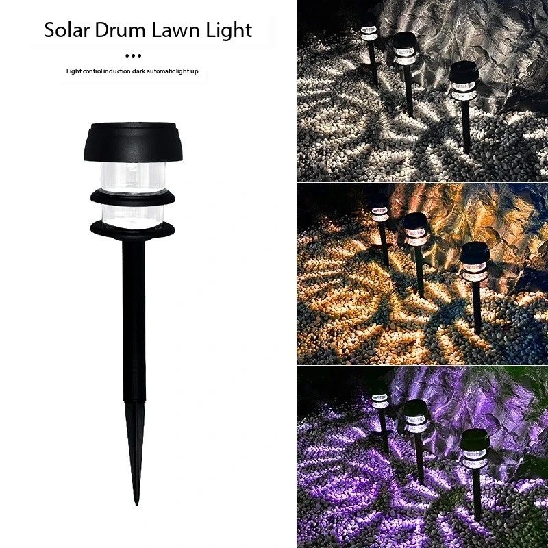 

Circle Shadow Garden Light Outdoor Solar Lamp Lawn Courtyard Landscape Ground Patio Yard Driveway Waterproof Solar Pathway Light