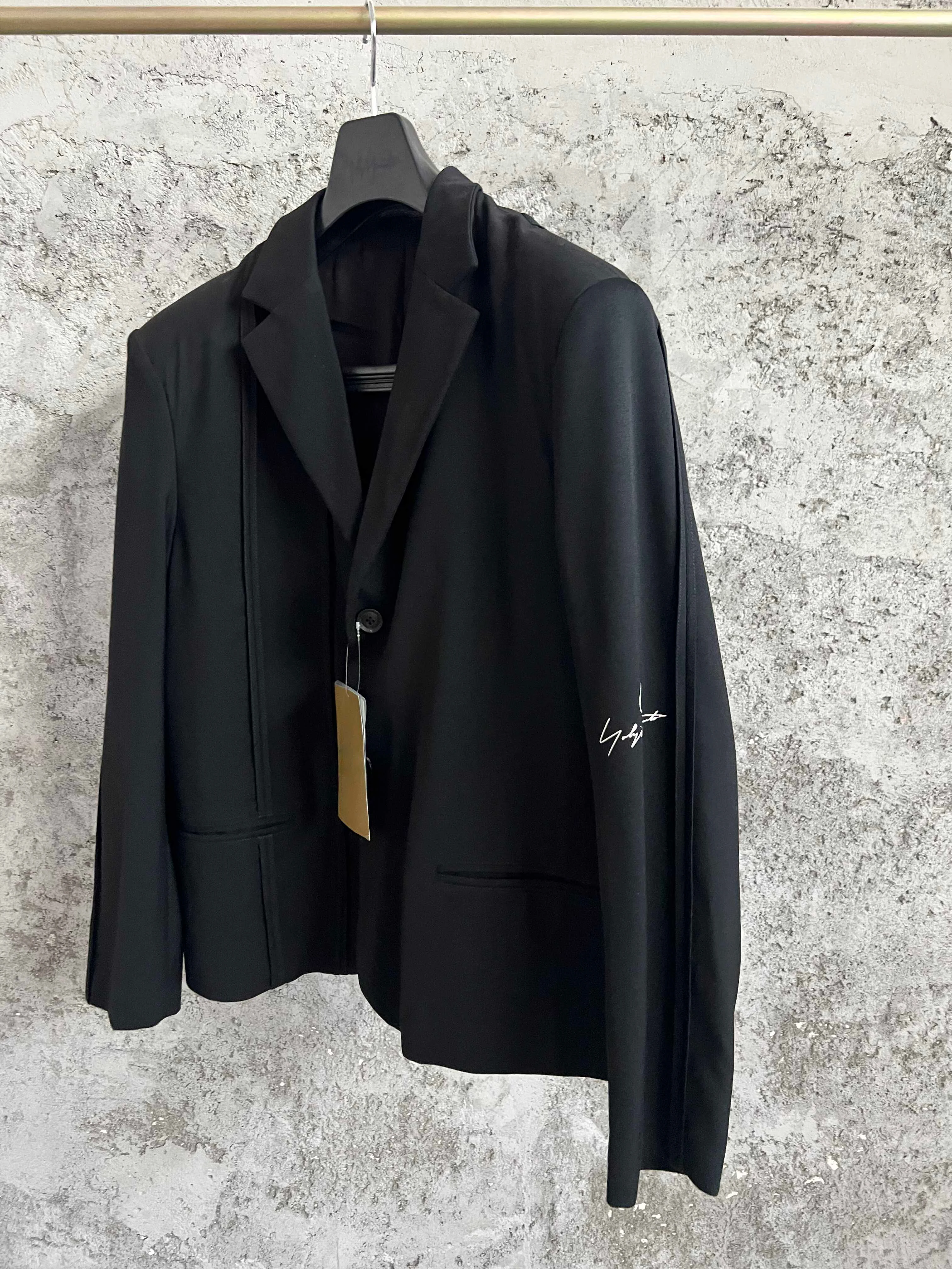 

TOP-YAMAMOTO signature L-printed suit, a niche light luxury jacket