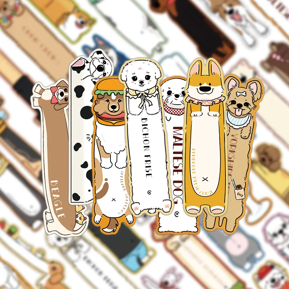 

30 шт., закладки для чтения щенков, украшения с мультяшными животными, студенческие книги для чтения, страница, книга, этикетка, бумажные закладки