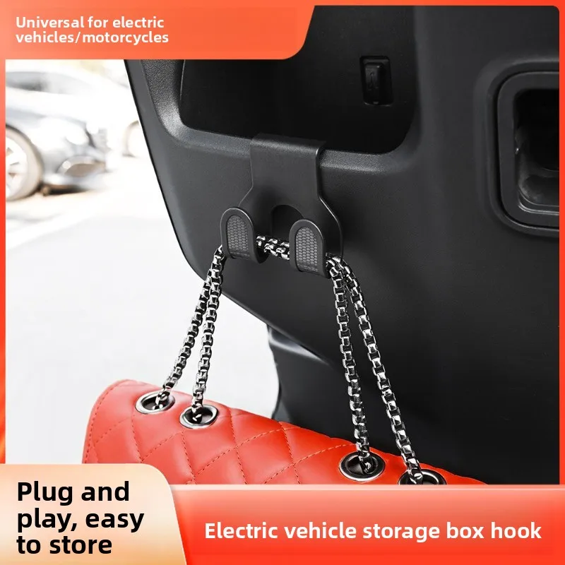 1PCS Motorcycle Storage Hook Large Load-Bearing ABS Scooter Hanging Hook Hanger Universal Helmet/Luggage Holder