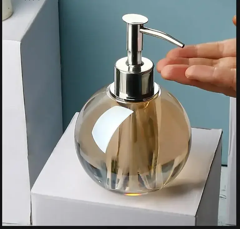 

Прозрачная хрустальная стеклянная бутылка для лосьона, бутылки для дезинфицирующего средства для рук, бутылка для геля для душа, бутылки для шампуня, дозатор мыла, продукт для ванной комнаты
