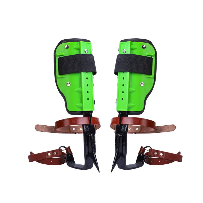 Single Claw Tree Climbing Spurs Adjustable Leather Strap Tree Climbing Spikes for Outdoor Tree Maintenance Work