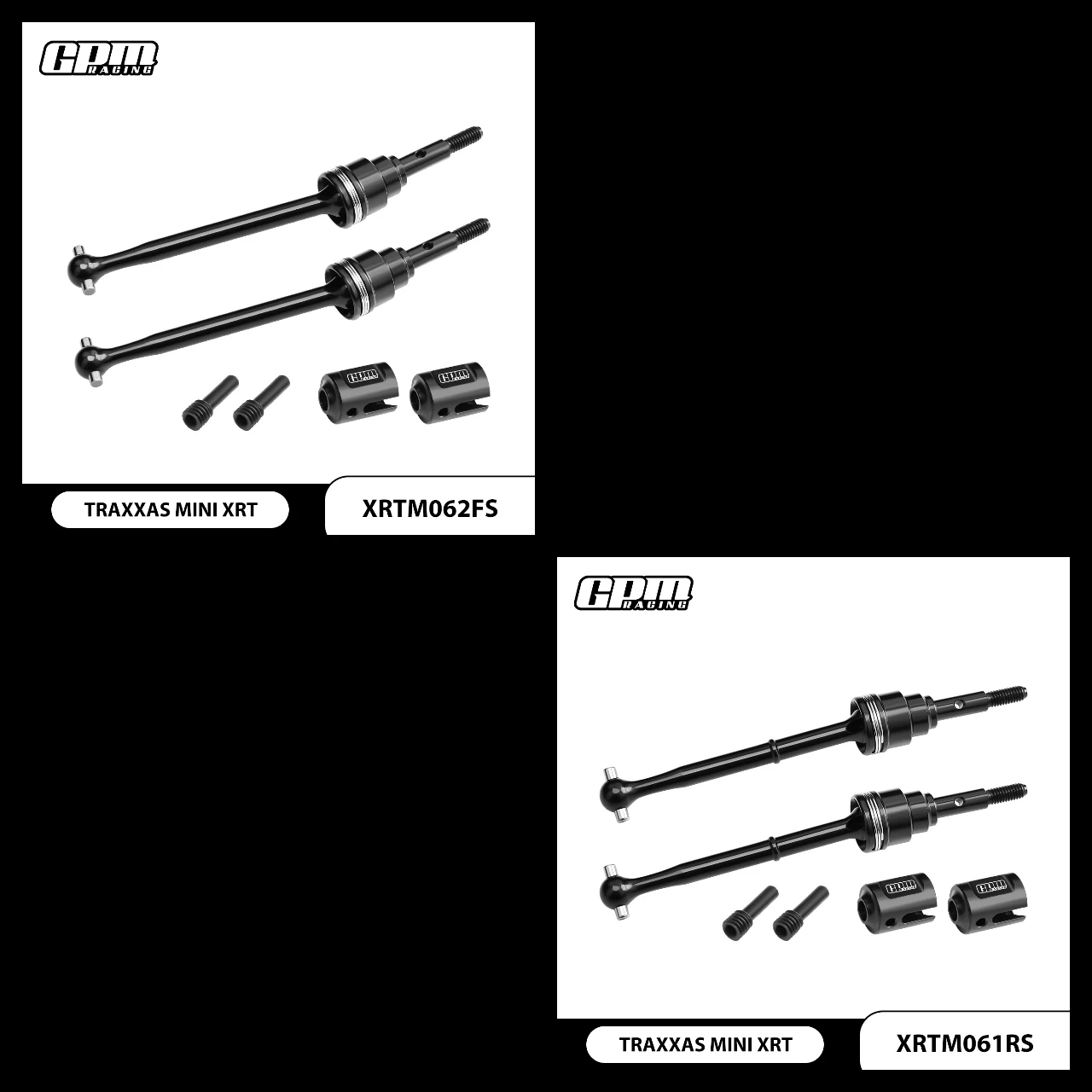 

GPM 4140 Carbon Steel Front/Rear Driveshafts And Drive Cups For TRAXXAS Mini XRT VXL 3S