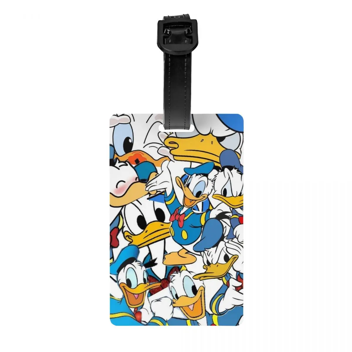 

Пользовательские обои с изображением Дональда Дака, аниме, багажная бирка, индивидуальные багажные бирки, идентификационная этикетка с конфиденциальной обложкой