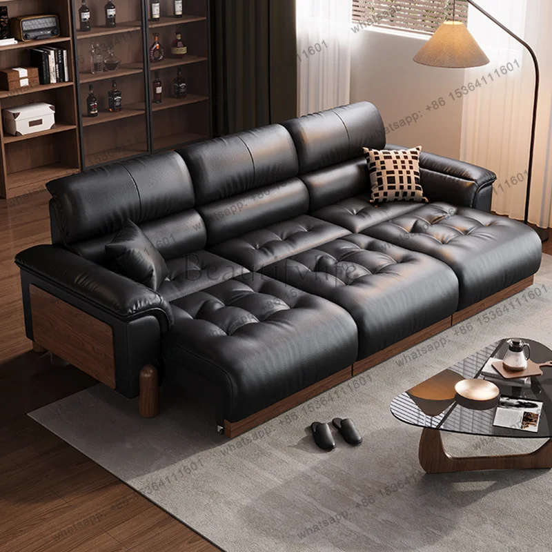 

LJYLeather Modern Outdoor Sofa Recliner Modern Luxury Floor Room Decor Living Room Sofas Sectional Lounge Muebles Salon Furnitur
