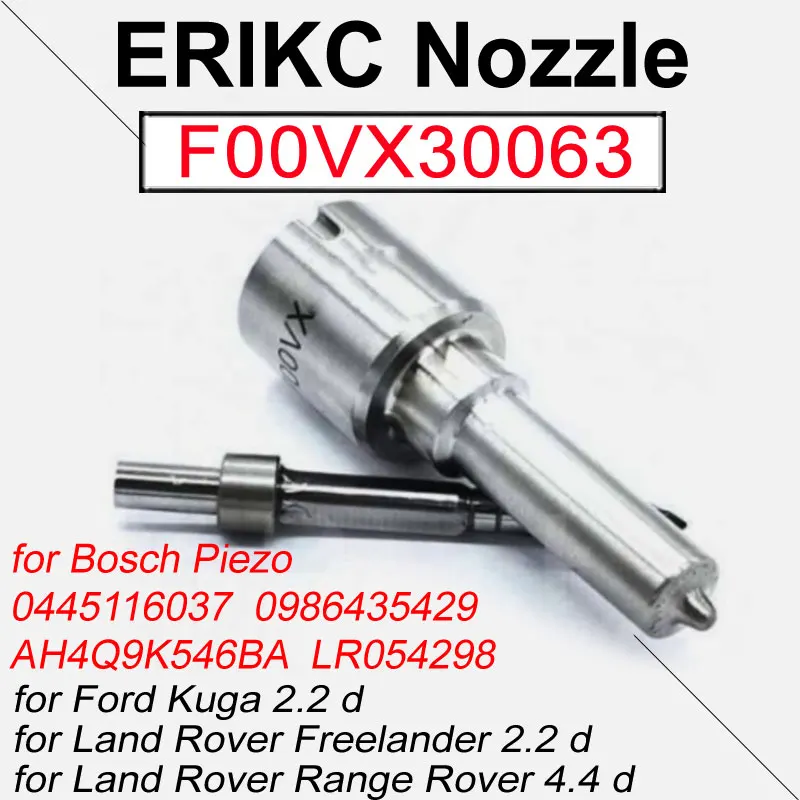 

F00VX30063 Common Rail Injector Nozzle FOOVX30063 for Bosch Piezo Ford Land Rover 0445116037 0986435429 AH4Q9K546BA LR054298