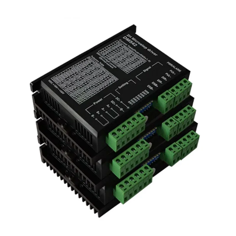 

Цифровые высококачественные малошумные комплекты драйверов шагового двигателя, 3 шт. DM542 для шагового двигателя Nema 23,