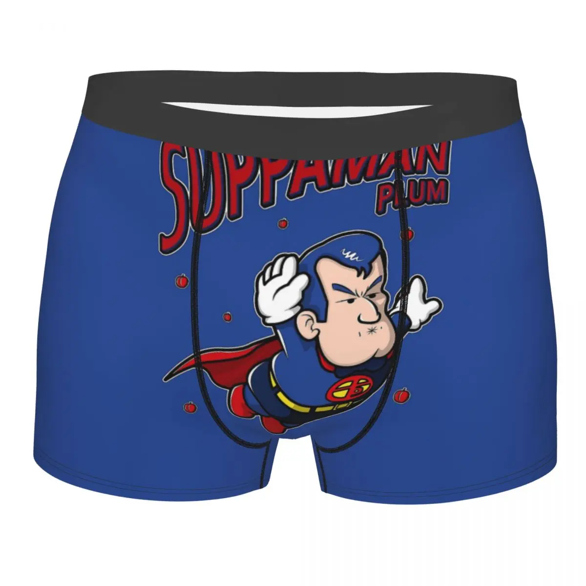 

Мужские трусы Dr. Slump Suppaman, трусы сливового цвета, мужское нижнее белье, вентилируемые шорты, боксеры, трусы