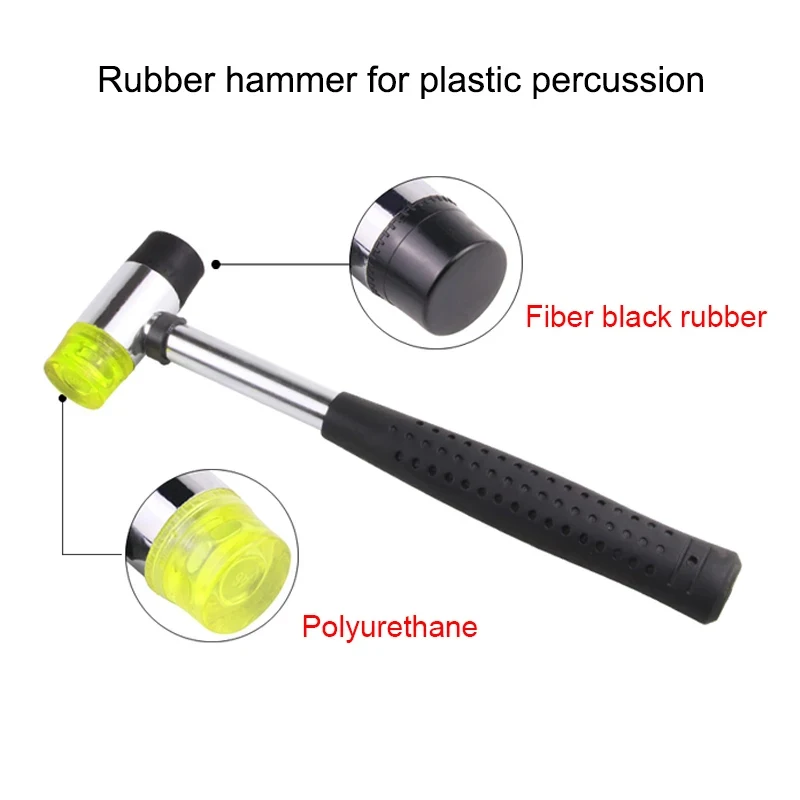 Jewelers Rubber Hammer Mallet with Wood Ring Mandrel Sizer Sizing Adjuster Ring Shaper Repair Tools Jewelry Making Tool