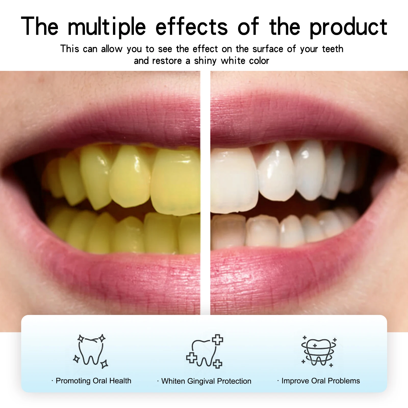 Charcoal Whitening Teeth Powder Cleaning Dental Calculus Stains Improve Tooth Yellow Remove Bad Breath Bright White Toothpaste view 6
