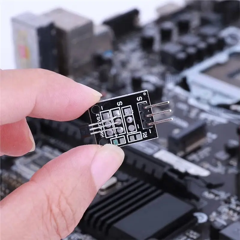 Smart Portable Hall Effect Magnetic Sensor Module KY-003 A3144 10PCS Standard Digital Output Detection Switch Sensor Board