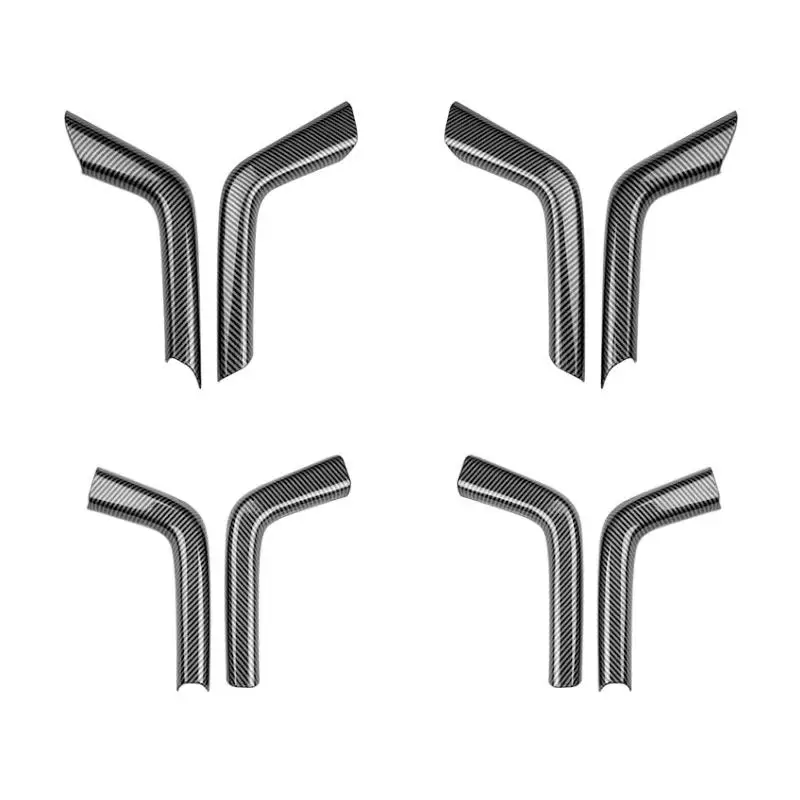 

For Porsche Cayenne 2018-2024 Car Interior Carbon Fiber Central Handle /Door Handles Panel Pull Protective Cover Trim