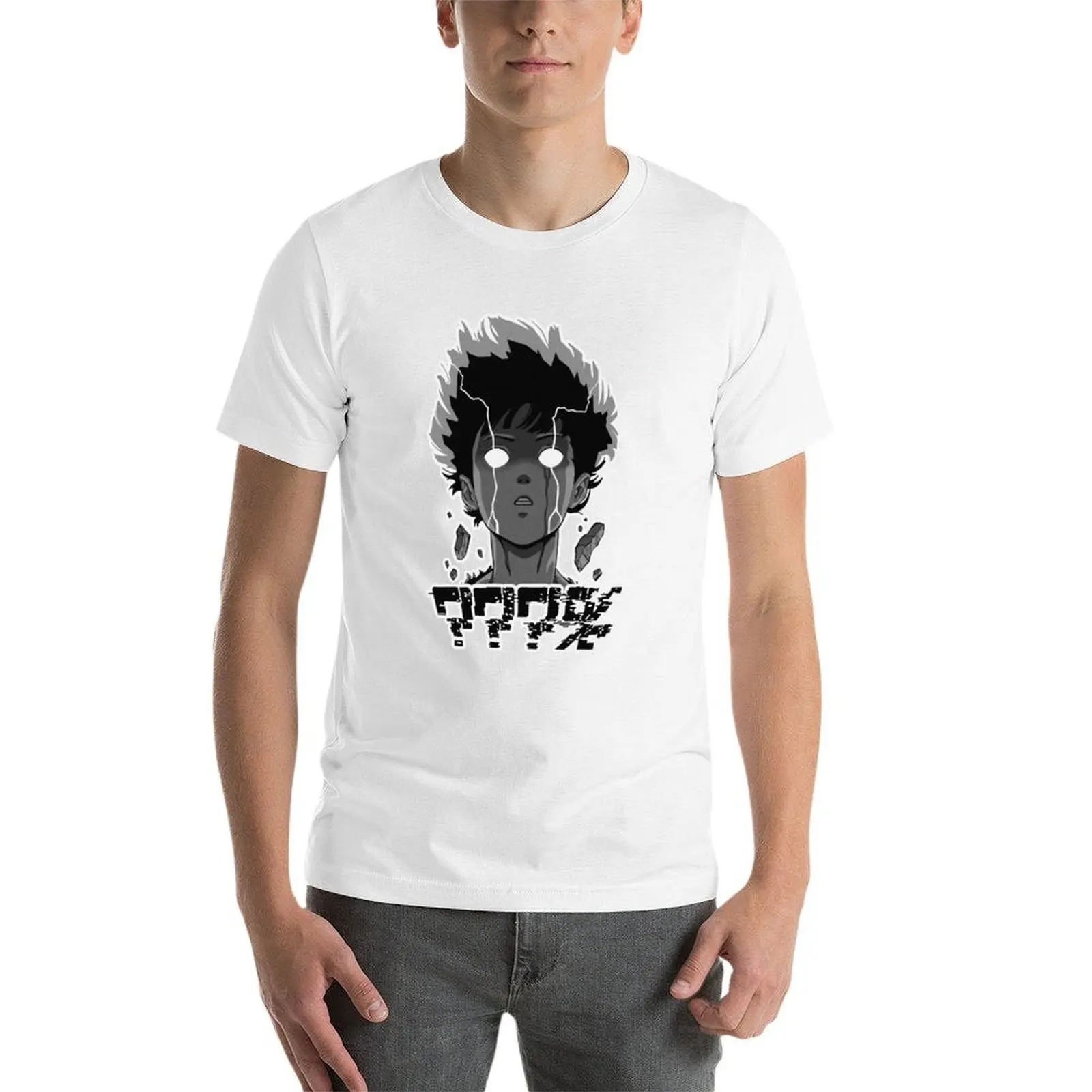 Mob Psycho T-Shirt anime t shirts for man g man t shirts for men funny t shirts dark humor T-shirt view 3