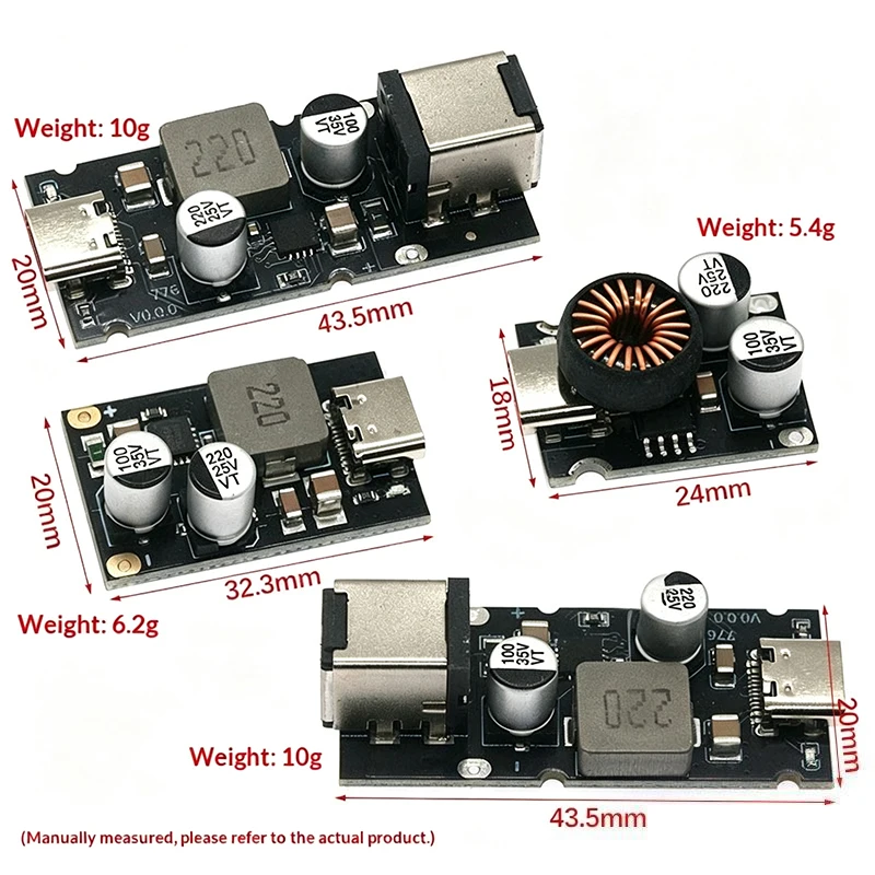 PD65W Type C Fast Charging Module Stable Output High Efficiency For DIY Power Charger Circuit Board