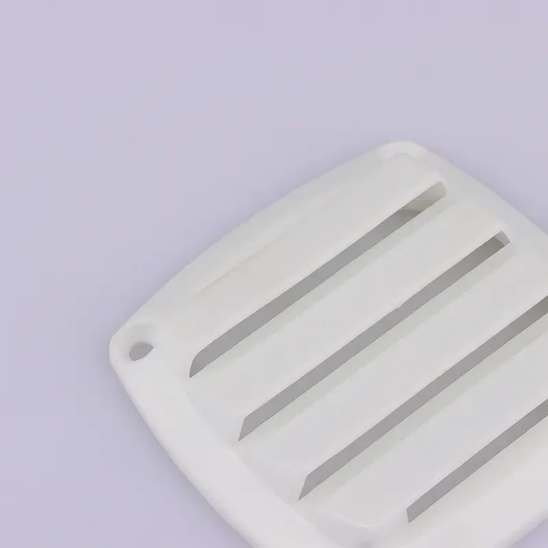 Rejilla de ventilación marina de 3 pulgadas, cubierta de plástico para conductos de ventilación de yates, salida de aire para yates, rejilla de ventilación para barcos