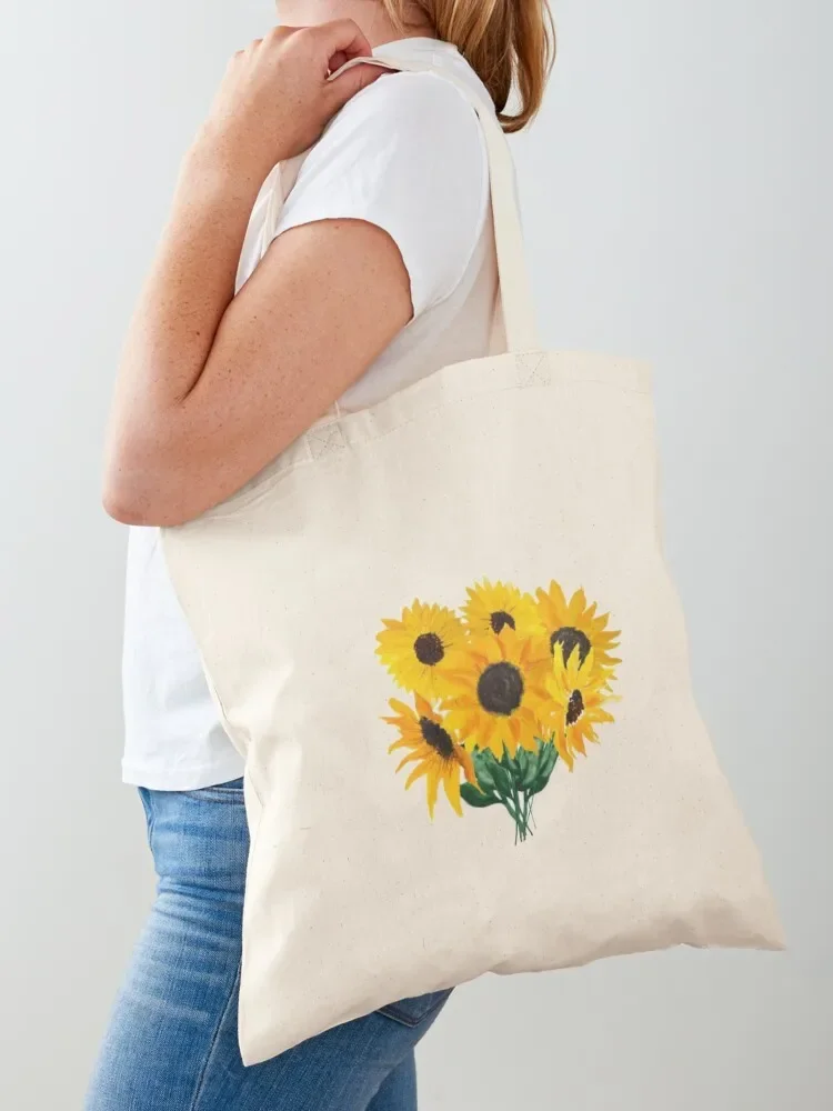 

Beautiful Sunflowers Tote Bag canvas shopping bag hand bag ladies tote custom for beach
