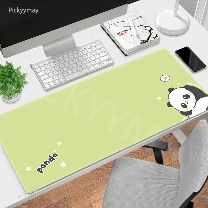 

Large Mousepad Gamer Mousepads Keyboard Mat Cute Desk Rugs Panda Pc HD Desk Mats Company Kawaii Mouse Pad For Gift