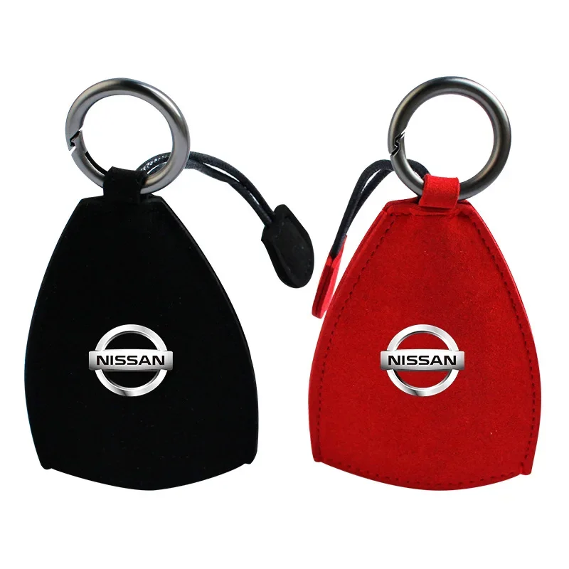 Car Key Bag Keychain Case Holder for Nissan Sylphy Juke Note Qashqai Tiida Titan Navara Altima Xtrail Sentra Auto Accessories