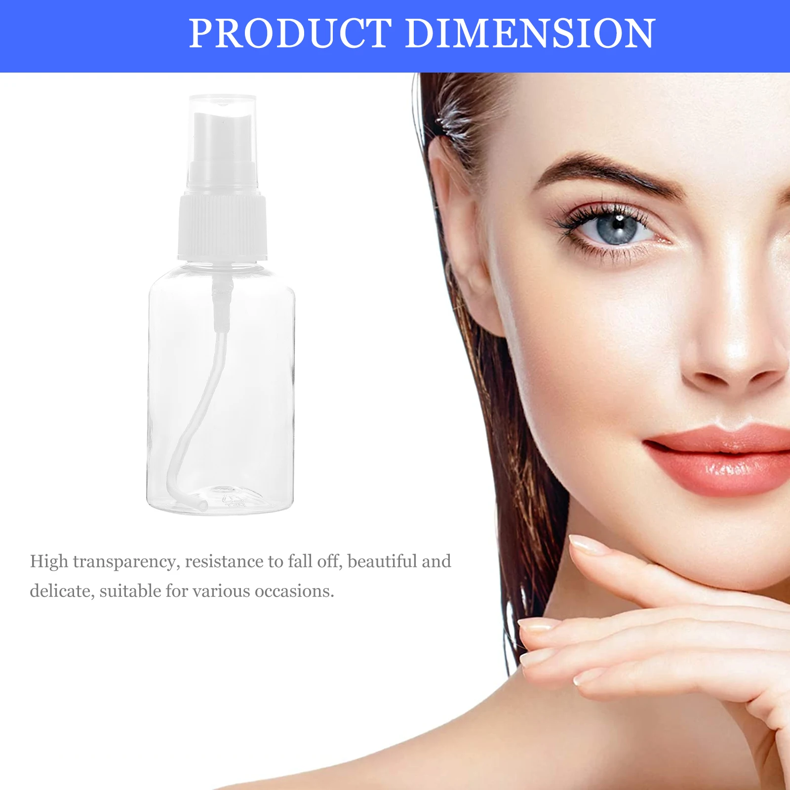 

6 Pcs Bottle Water Bottles Lid Sample Bottler Container Lotion 50ml Travel Containers Mini