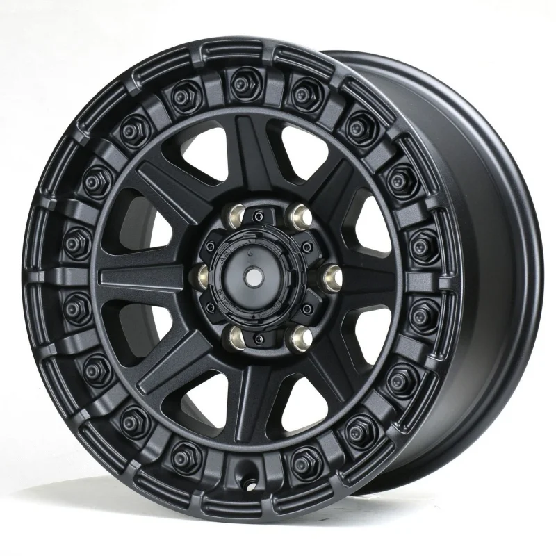 Ten Thousand Tons Forged Alloy Cross-country Wheel Hub 17 Inch 18 Inch Anti-drop Modification Wear-resistant Black Finish Model