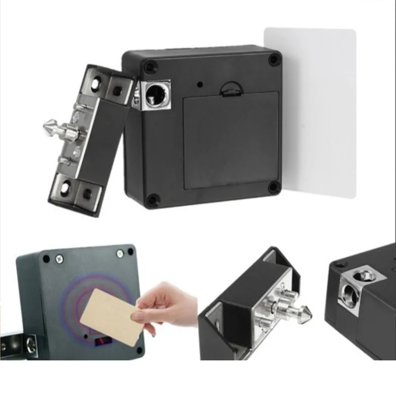 Cerradura NFC oculta, cerraduras electrónicas para cajones, cerradura Invisible para gabinete, sin perforaciones para despensa, estante secreto, armario de zapatos