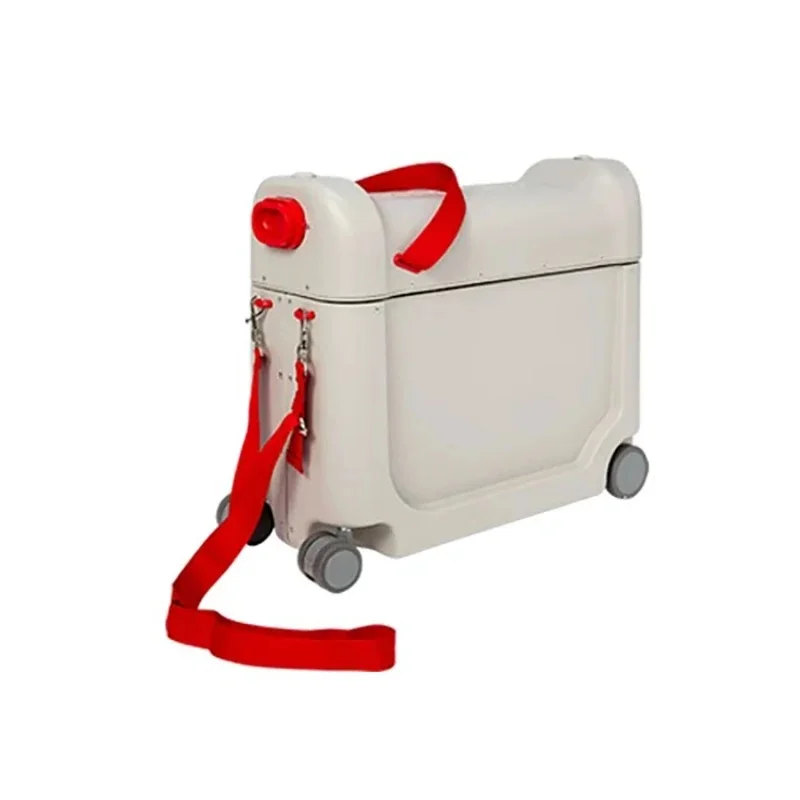 Upgrade Multi‑Function Kids Travel Luggage Bag, Creative Ride‑On Aircraft Sleeping Suitcase, Portable Baby Sleeping Bed Box for