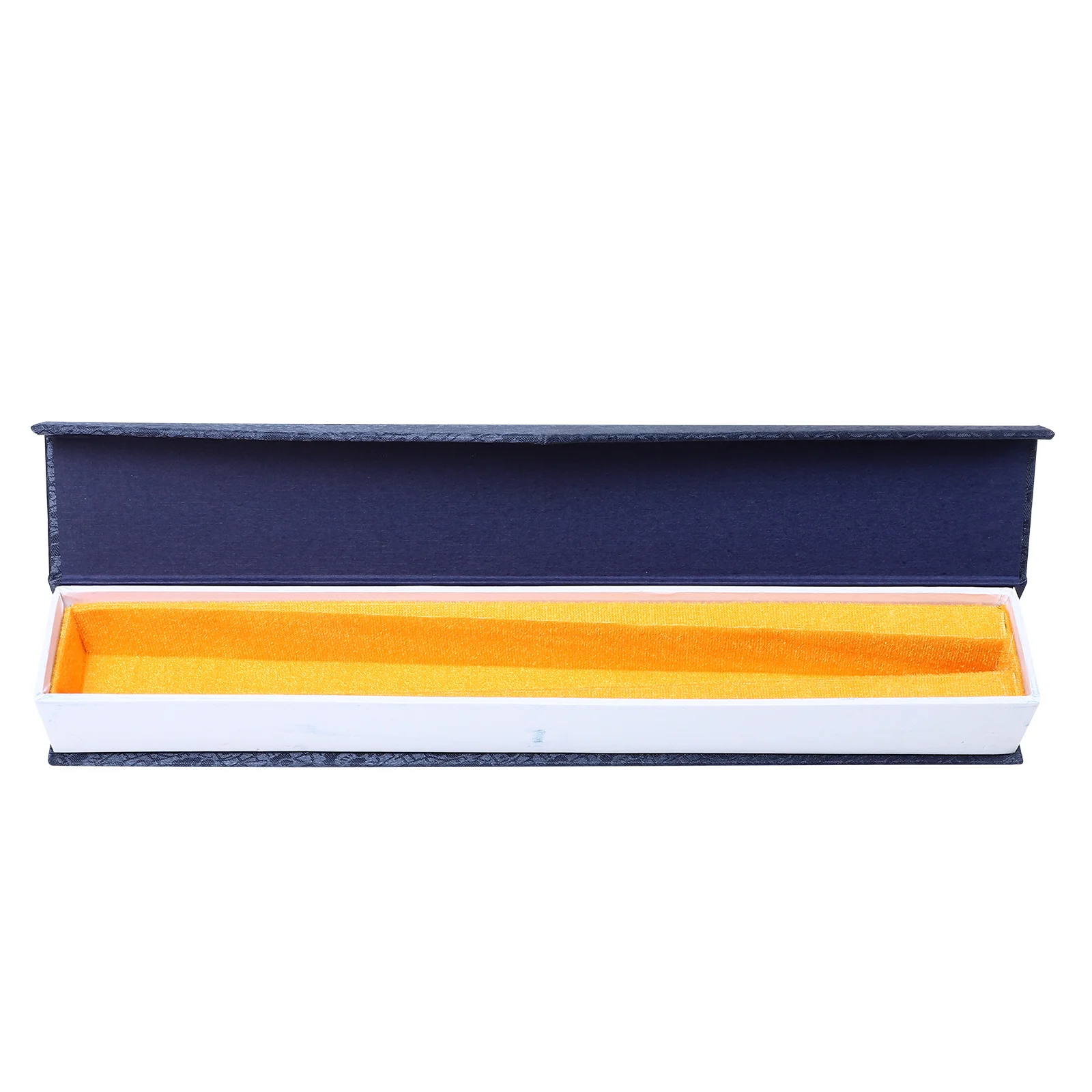 

1pc Chinese Style Fan Storage Box Folding Compact Tassel Design Portable Decorative Case For Gift Creative Practical Party Favor