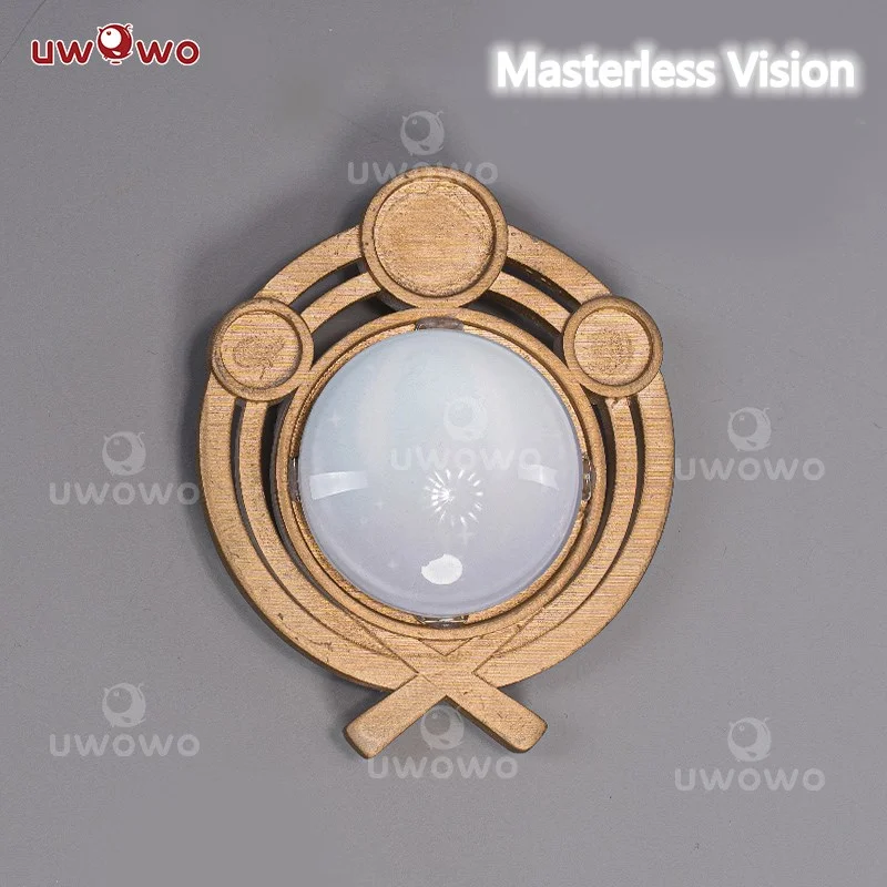 

UWOWO Masterless NO-Element LED Vision Prop Game Genshin Impact Cosplay Props Mondstadt/Liyue/Inazuma/Sumeru/Fontaine Visions