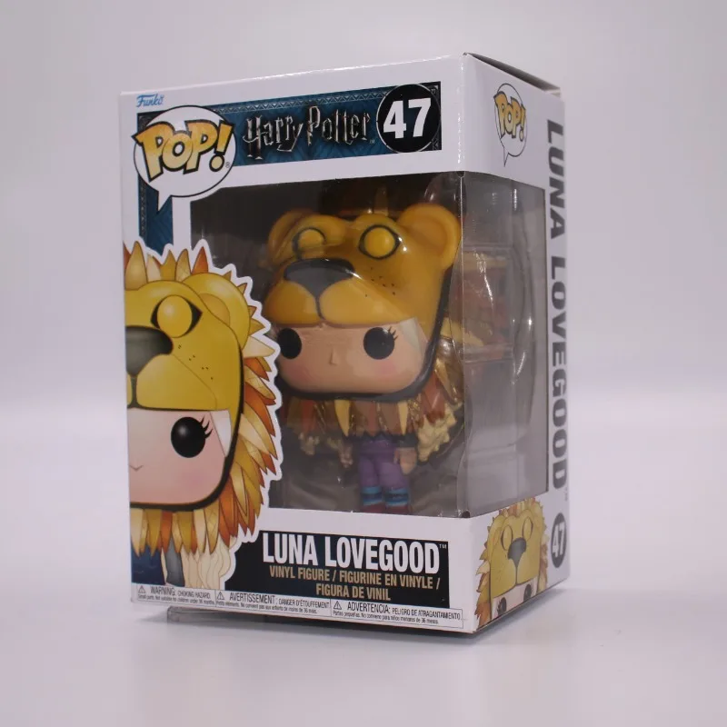 Figura Funko Pop Oficial y Original de Harry Potter: Luna Lovegood # Muñeco de Vinilo de Edición Limitada con Cabeza de León 47, Regalo Coleccionable