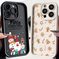 Santa Claus Elk Snowman Christmas Phone Case For OnePlus 12 12R 11 11R 10R 8T Nord CE 2 3 4 Lite 5G Soft Silicone TPU Back Cover